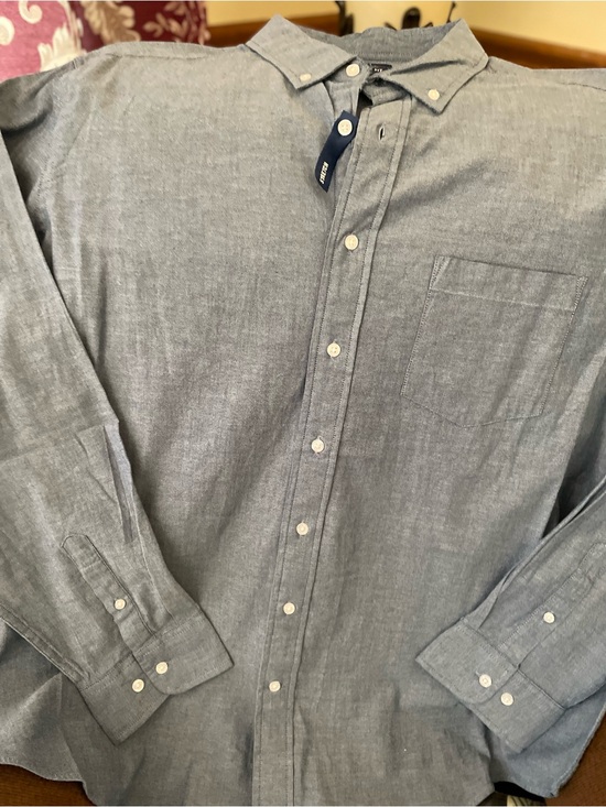 George Other - Men’s lightweight long sleeve George Brand Shirt. Sz 2xl Classic fit denim color